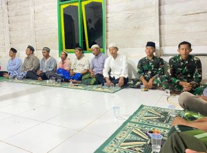 Sambut Ramadhan, Satgas TMMD Bersama Warga Dusun Jelemu Gelar Tasyakuran