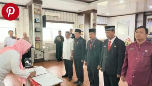 Wabup Debby Resmi Lantik 3 Pejabat Eselon II