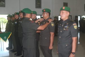 Danrem 045/Gaya Pimpin Serah Terima Jabatan Dandim 0432/Bangka Selatan