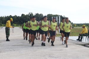 Prajurit TNI Kodim 0432/Bangka Selatan, Jalani Tes Garjas Periodik II dan UKP Tahun 2024