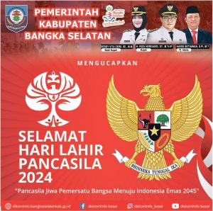 Pemkab Basel Mengucapkan Selamat Harla Pancasila 2024