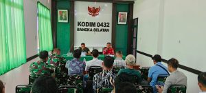 Kodim 0432/Basel Menggelar Rakor Optimalisasi Lahan Guna Mendukung Ketahanan Pangan Nasional 