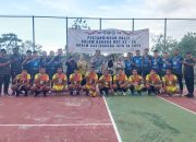 HUT Korem 045/Garuda Jaya, Tim Bola Volly Kodim 0432/Basel Raih Juara Kedua