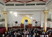 Pemkab Basel Menggelar Sholat Idul Adha 1445 H di Mesjid Raya Agung Toboali