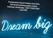 Pembuatan Neon Box dan Akrilik Terbaik di Pulau Bangka, Yuk Order : 083125837881