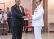 PJ Gubernur Babel Safrizal ZA Resmi Melantik PJ Walikota Pangkalpinang  Budi Utama