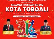 HUT Ke 316 Kota Toboali, Ini Pesan Elfin Elyas :