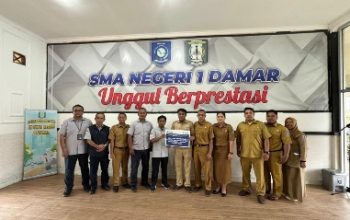 PT Timah Tbk Dukung Pembangunan Sarana dan Prasarana Sekolah di SMAN 1 Damar Belitung Timur