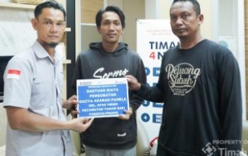 Ringankan Biaya Pengobatan Warga, PT TIMAH Tbk Berikan Tali Asih untuk Dazya