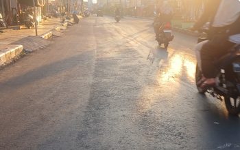 Warga Pertanyakan Kualitas Jalan Jenderal Sudirman Toboali, Proyek CV. Citra Jaya Mandiri Senilai Rp 6,4 M