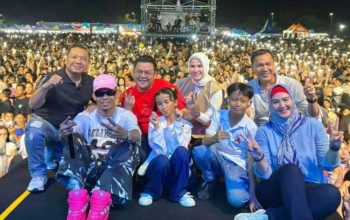 Ribuan Warga Padati Malam Puncak Kemilau Pesona Bangka Selatan 2025