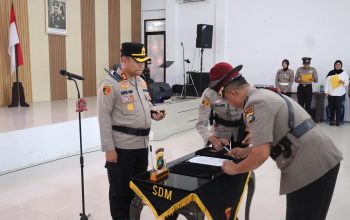 Polres Bangka Selatan Gelar Sertijab Wakapolres dan Kapolsek Payung, Dorong Penyegaran Organisasi