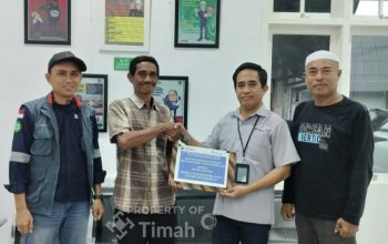 Perahu Tenggelam Diterjang Angin, Sukadi Dapat Bantuan PT TIMAH Tbk