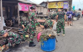Semangat TMMD Ke-127, Kodim 0432/Basel Tumbuhkan Budaya Gotong Royong di Penutuk