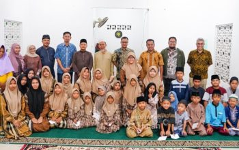 PT Timah dan Anak Panti Al Khoiriyah Buka Puasa Bersama