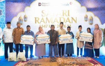 PT TIMAH Hadirkan Senyum Fahri dan Soleh, Penerima Bantuan Tahfiz Quran dan Anak Yatim Piatu