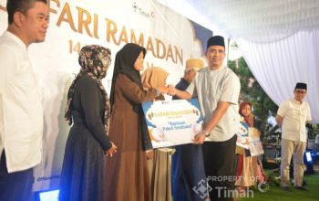 Sambut Idulfitri, PT TIMAH Serahkan ratusan Paket Sembako di Bangka Selatan