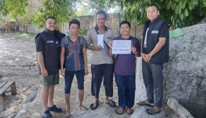 Tim BAHER Perbaiki Jalan Setapak di Batu Kodok, Guna Menunjang Akses Nelayan