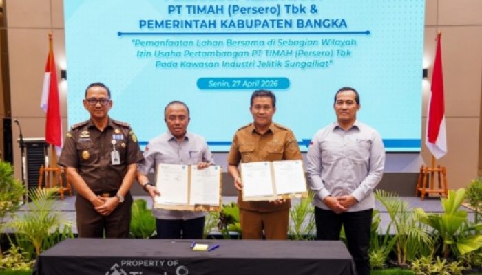 Didampingi Kejati Babel, PT TIMAH dan Pemkab Bangka Sepakati Pemanfaatan Lahan di Kawasan Jelitik