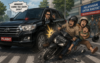 Usai Senggol Pengendara Motor,  Oknum Pejabat Basel Diduga Lepas Tanggungjawab