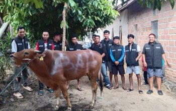 Momen IDUL ADHA: Tim BAHER Siapkan Hewan Kurban Sasar 100 Rumah, Salurkan 56 Paket Sembako dan Santunan