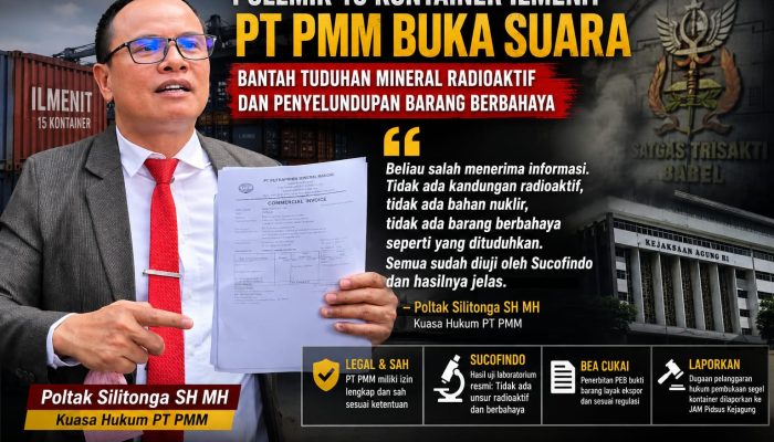 PT PMM Desak Presiden Prabowo Copot dan Evaluasi Satgas Trisakti Babel: Jangan Jadikan Kekuasaan Alat Intimidasi