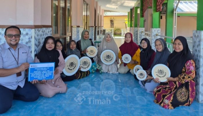 Dukung Pelestarian Seni Rebana, PT TIMAH Bantu Grup AS-Saaddah Desa Lalang Belitung Timur