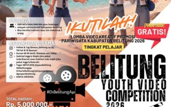 Lewat Belitung Youth Competition 2026, PT TIMAH Ajak Pelajar Promosikan Pesona Pulau Belitung
