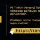 Waspada Penipuan Lowongan Kerja, PT TIMAH Pastikan Tidak Ada Rekrutmen