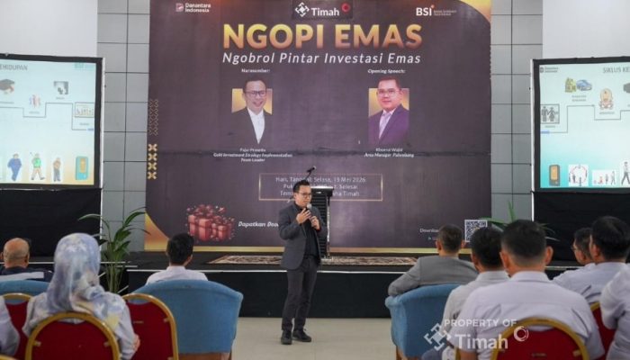 Tingkatkan Literasi Finansial, PT TIMAH Gelar Sosialisasi Investasi Emas Bersama Bank Syariah Indonesia