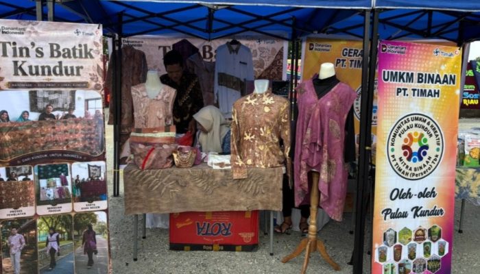 Promosikan Produk UMKM, PT TIMAH Boyong Mitra Binaan ke Bazar UMKM Soft Opening Mal Pelayanan Publik Kabupaten Karimun