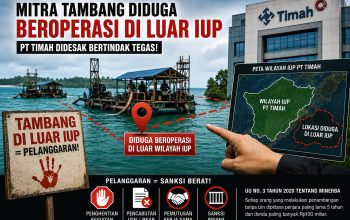 Keributan Pulau Lampu Berujung Sorotan, CV Milik Bos Timah Akbar Diduga Langgar Wilayah IUP