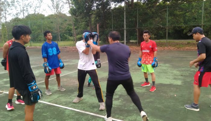 Dua Sasana Tinju Pertina Basel Gelar Latihan Bersama Jelang Porprov VII Babel 2026