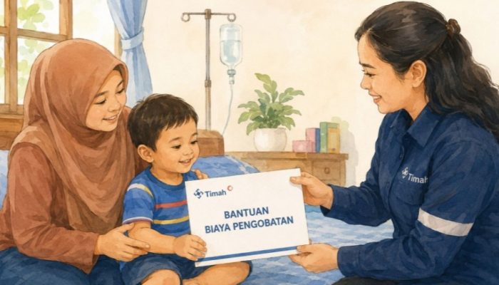 Dukung Kesehatan Masyarakat, PT TIMAH Bantu Biaya Pengobatan Warga di Wilayah Operasional