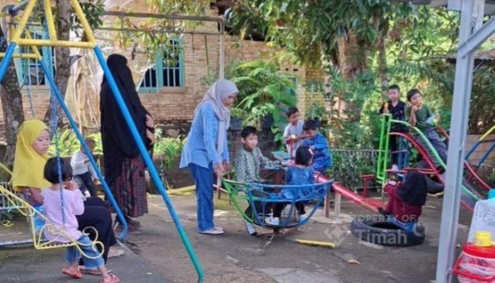 PT TIMAH Perkuat Pendidikan Anak Usia Dini Melalui Bantuan Gizi dan Sarana Belajar
