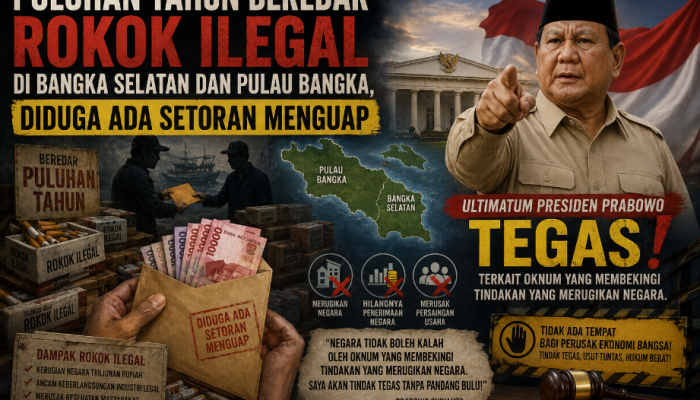 Maraknya Rokok Ilegal Diperjualbelikan di Ujung Selatan, Pulau Bangka: Dugaan Setoran Menguap