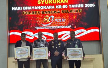 Ketua DPC PJS Bangka Selatan Ucapkan Selamat HUT Bhayangkara ke-80, Tegaskan Sinergi Pers dan Polri