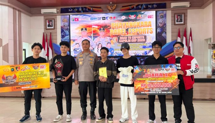 IESPA Bangka Belitung Apresiasi Suksesnya KAPOLDA BABEL CUP 2026, Tim John Kei Wakili Polda Babel ke KAPOLRI CUP 2026