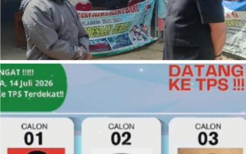 Anggota komisi l DPRD Bangka Selatan Dapil I kecamatan Toboali Ali Muzakir Ikut Hadir di Pilkades Desa Jeriji