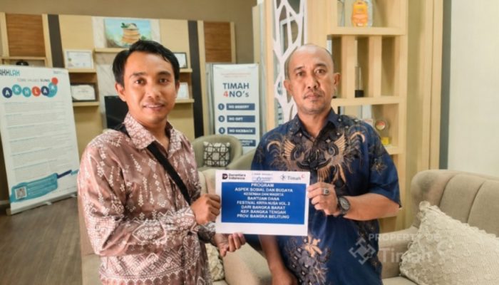 PT TIMAH Dukung Promosi Festival Menuang Vol II di Desa Baskara Bakti Bangka Tengah