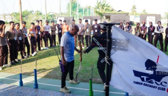 PT TIMAH Bekali Kontingen Jambore Nasional Kota Pangkalpinang dengan Keterampilan Panahan