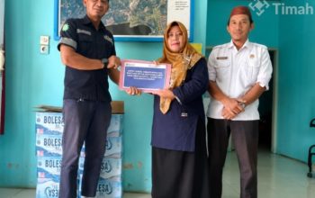 PT TIMAH Salurkan Bantuan untuk Lomba 6 SPM di Bangka Barat