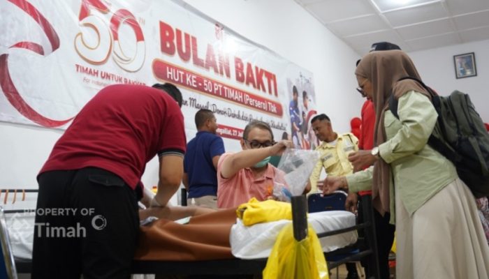 Bulan Bakti HUT ke-50 PT TIMAH Dimulai, ratusan Warga Sungailiat Menerima Layanan Sosial