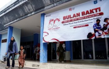 HUT ke-50 PT TIMAH: Warga Bangka Tengah Antusias Cek Kesehatan Gratis, Khitanan Massal hingga Donor Darah