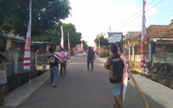 Hiasi Umbul-Umbul Merah Putih di Permukiman Warga, Tim BAHER:  Sambut Dirgahayu RI ke-81