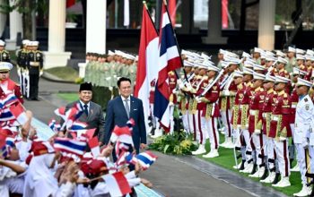 Presiden Prabowo Sambut Resmi Kunjungan Perdana Menteri Tailan di Istana Merdeka